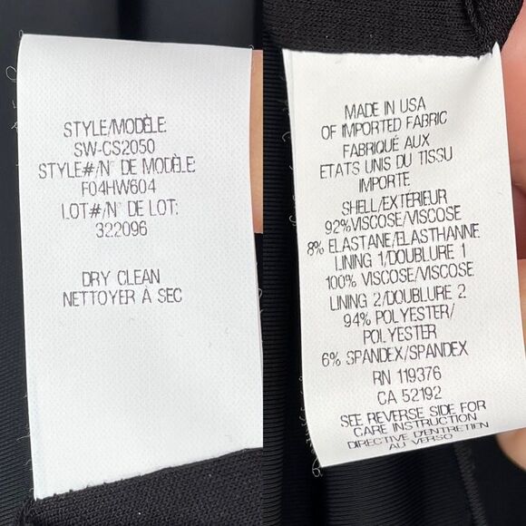 Helmut Lang Faint Draped Strapless Dress size 4 - Picture 14 of 17